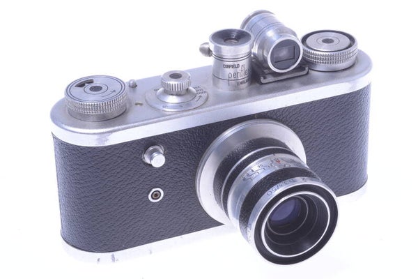 CORFIELD PERIFLEX I, 1 CHROME 35MM CAMERA *RARE, READ* 50MM 3.5 LUMAR-X LENS