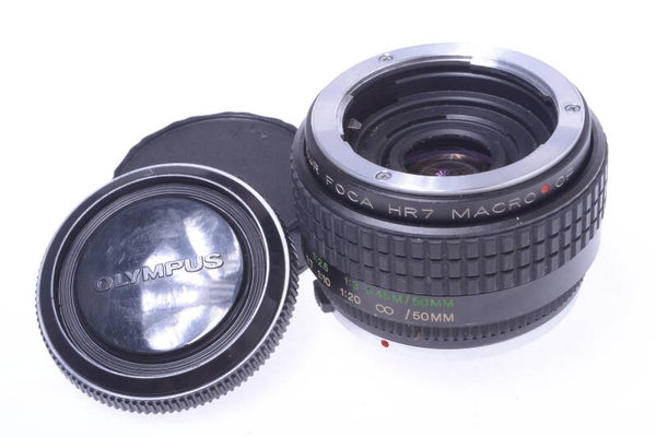 FOCA DOUBLEUR HR OLYMPUS OM BAYONET FOCUSING MACRO 2X CONVERTER LENS 50MM 1:1