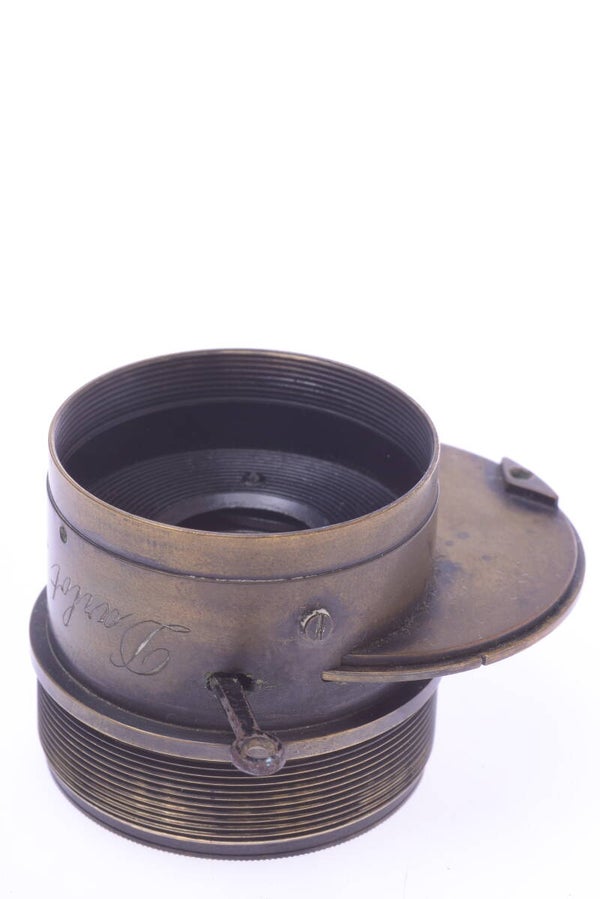 DARLOT BRASS ANTIQUE *READ* LENS 13X18CM, 5X7" CAMERA
