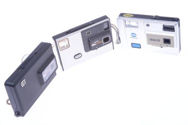 KODAK DISC 4000, DISC 6000 & MINOLTA DISC-5 CAMERAS