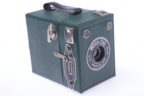 GOLDSTEIN WEEK-END MOD.1 GREEN BOX CAMERA 6X9CM 120 ROLL FILM ‘GOLDY’