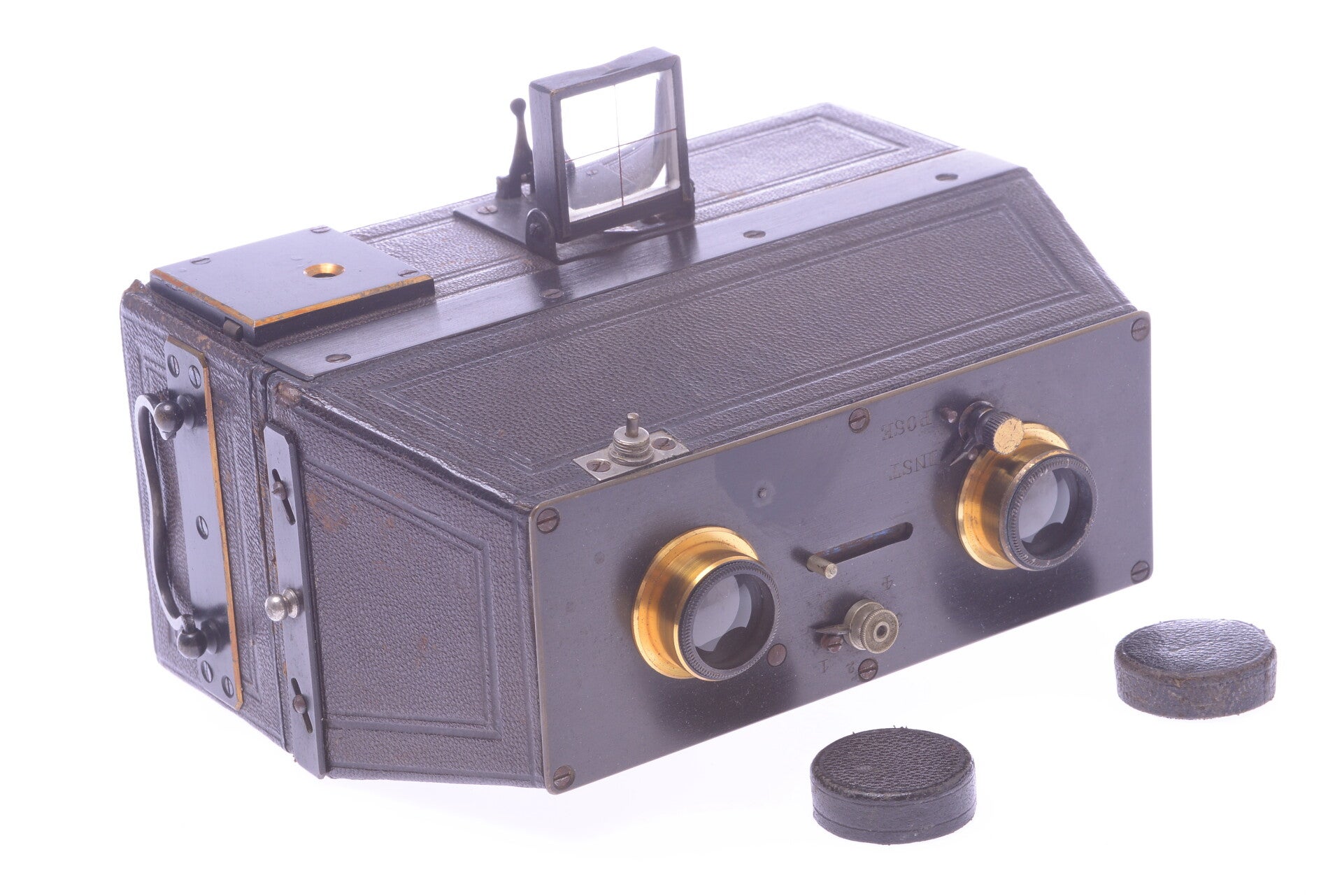 CAILLON? DEMARIA? JOUX? STEREO 45X107MM CAMERA WORKS* BERTHIOT? KRAUSS? LENSES