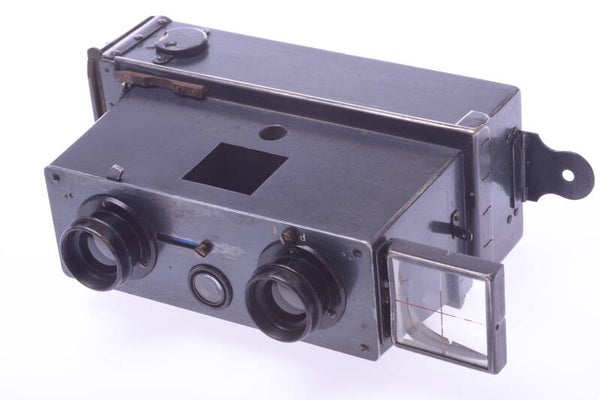 RICHARD VERASCOPE 45X107MM NO.1 ORDINAIRE/SIMPLE STEREO CAMERA  CLEAN LENSES