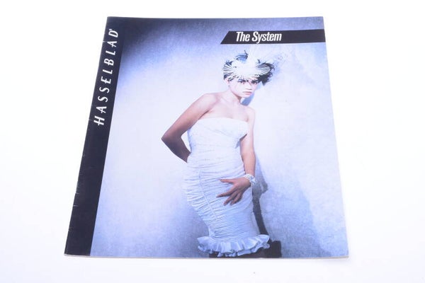 HASSELBLAD THE SYSTEM 1985 ORIGINAL CAMERA PRODUCT GUIDE BROCHURE DUTCH 160