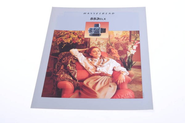 HASSELBLAD 553 ELX CAMERA ORIGINAL PRODUCT GUIDE BROCHURE DUTCH 160