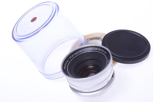 RODENSTOCK 50MM 1.9 RETINA HELIGON DKL REFLEX S-TYPE MOUNT LENS 35MM CAMERA MINT*