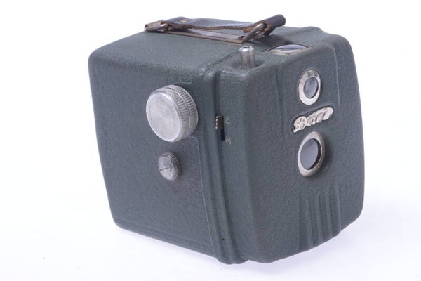 DACORA DACI BOX METAL GREEN CAMERA 6X6CM 120 ROLL FILM FIRST MODEL TOP RELEASE