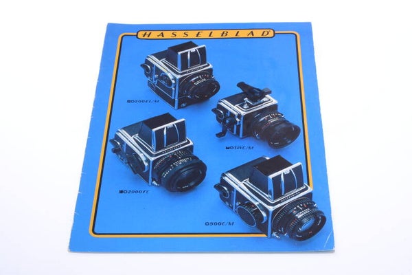 HASSELBLAD 500C/M 500EL/M 2000FC SWC/M ORIGINAL PRODUCT BROCHURE DUTCH 160