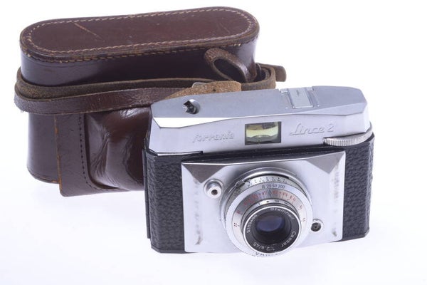 FERRANIA LINCE 2 35MM CAMERA STEINHEIL CASSAR 45MM 2.8 LENS