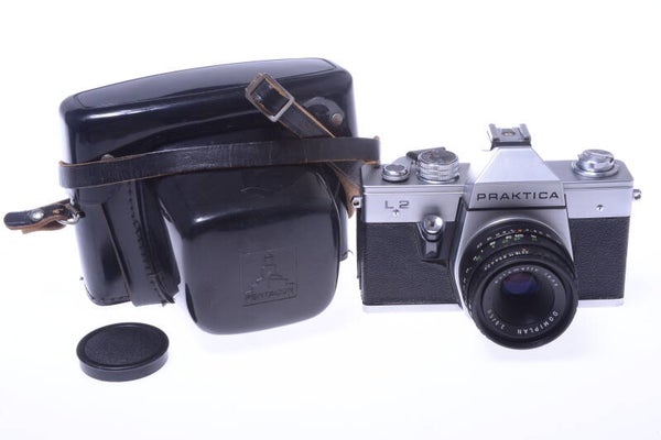 KW PENTACON PRAKTICA L 2 35MM M42 SLR CAMERA *WORKS 100%* MEYER DOMIPLAN LENS
