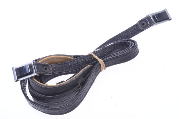 ROLLEIFLEX SLX, SL66 SE, E LEATHER SHOULDER STRAP RIGHT CONNECTORS CAMERA