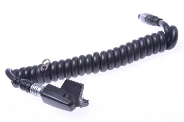 OLYMPUS OM FLASH TTL SYNC CORD CABLE ADAPTER 50CM FOR 35MM CAMERA W/HOT SHOE 4
