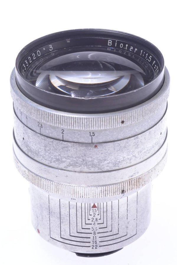 ZEISS 75MM 7.5CM F/1.5 BIOTAR T COATED LENS EXAKTA EXA, TOPCON BAYONET MOUNT
