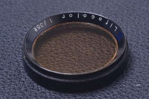 LIFA 1/359 37MM FILTER ANTIQUE LENS OR CAMERA PUSH ON 23-3