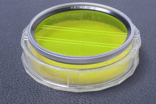 B & W SCHNEIDER GREEN 67MM FILTER GENUINE LENS OR CAMERA SCREW W/ KEEPER 24-1