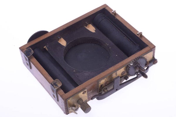 THORNTON? ANTIQUE WOOD CAMERA SHUTTER *NEEDS WORK* BLINDS LIGHT LEAK FREE