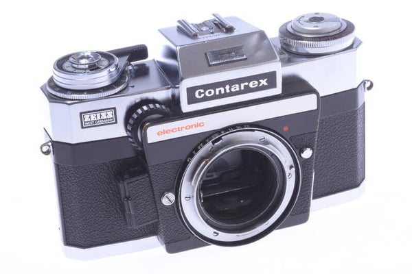 ZEISS CONTAREX SUPER ELECTRONIC CHROME 35MM SLR CAMERA *READ* NO LENS