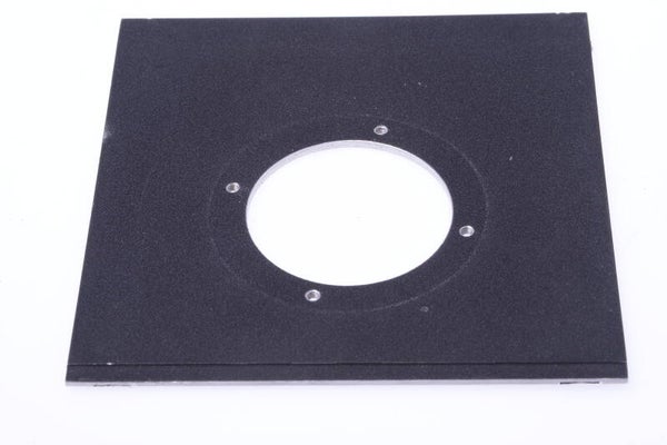 LINHOF TECHNIKA 13X18CM II ORIGINAL LENS BOARD 106X106MM, 43MM HOLE LF CAMERA