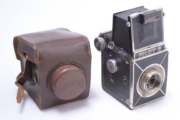 KW PILOT 6 EXTINCTION METER 6X6 120 ROLL FILM CAMERA PARTS OR REPAIR PART LENS