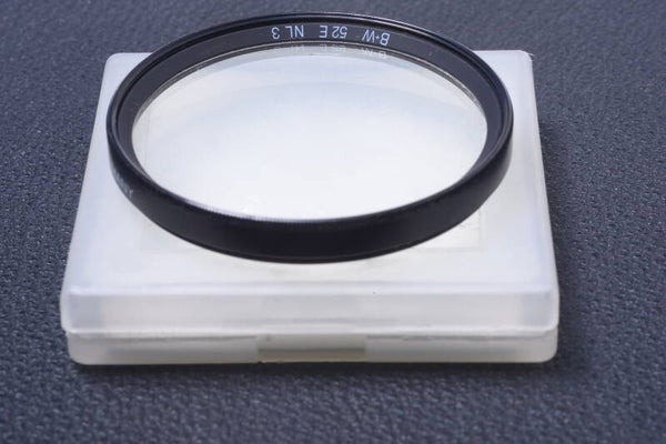 B & W SCHNEIDER CLOSE-UP NL3 52MM FILTER LENS OR CAMERA SCREW W/ KEEPER 28-1