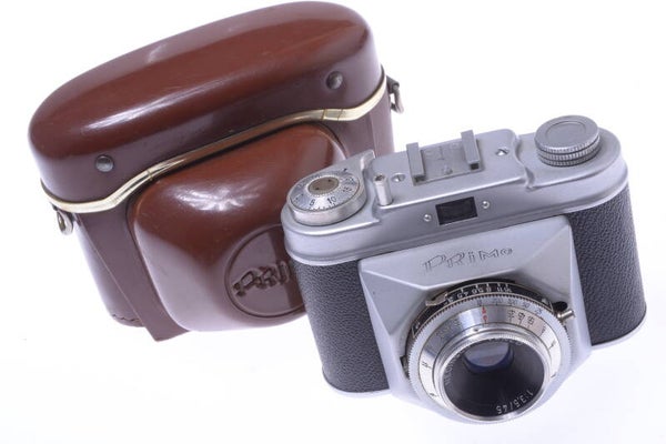 NEDINSCO PRIMO 1ST MOD. 35MM DUTCH CAMERA VENLO 45MM 3.5 LENS SPOOL CASE WORKS