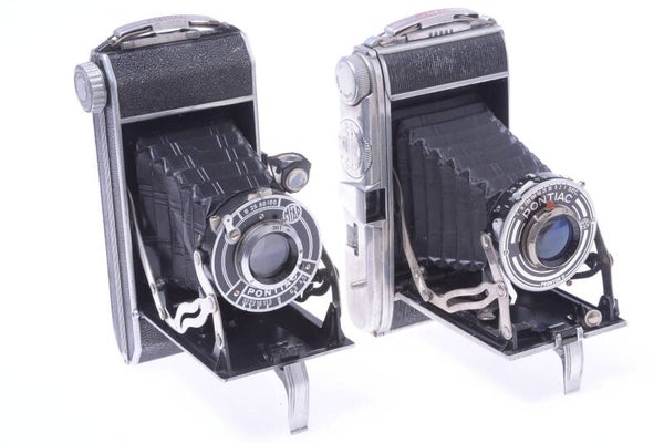 PONTIAC MFAP BLOC METALL 45AF & 41 FOLDING CAMERA SPECIAL BERTHIOT LENS