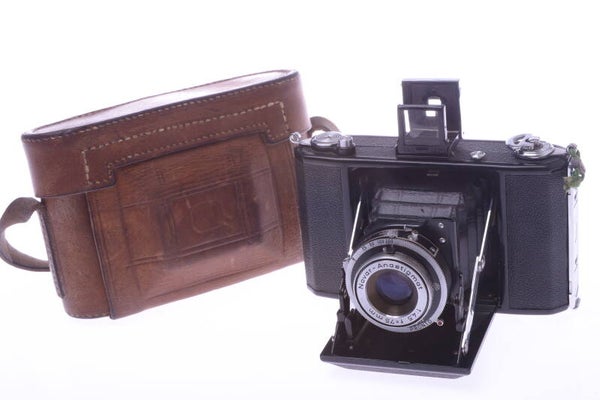 ZEISS NETTAR 515/16 *MINTY* 6X6CM 120 ROLL FILM CAMERA 75MM 4.5 COATED LENS