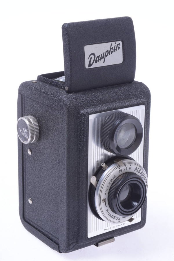 ALSAPHOT DAUPHIN II PSUEDO TLR 6X6CM 120 ROLL FILM CAMERA BOYER MENIX LENS
