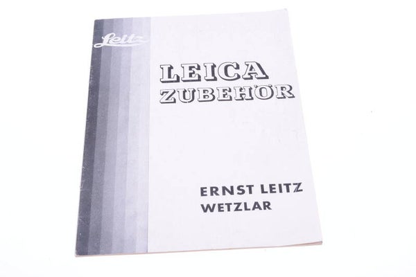 LEICA, LEITZ ‘1936' ACCESSORIES ORIGINAL PRODUCT GUIDE BROCHURE GERMAN 127-1