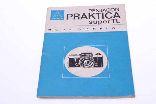 PENTACON PRAKTICA SUPER TL CAMERA ORIGINAL INSTRUCTIONS MANUAL IN FRENCH 133-2