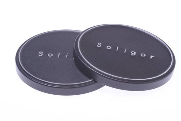 2 SOLIGOR ORIGINAL LENS CAP 69MM DIAMETER    74-4