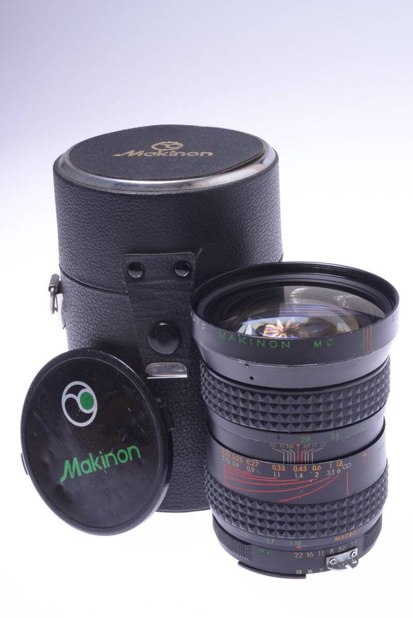 MAKINON NIKON F 28-80MM 3.5 AUTO MC WIDE ANGLE PORTRAIT TELEPHOTO ZOOM LENS