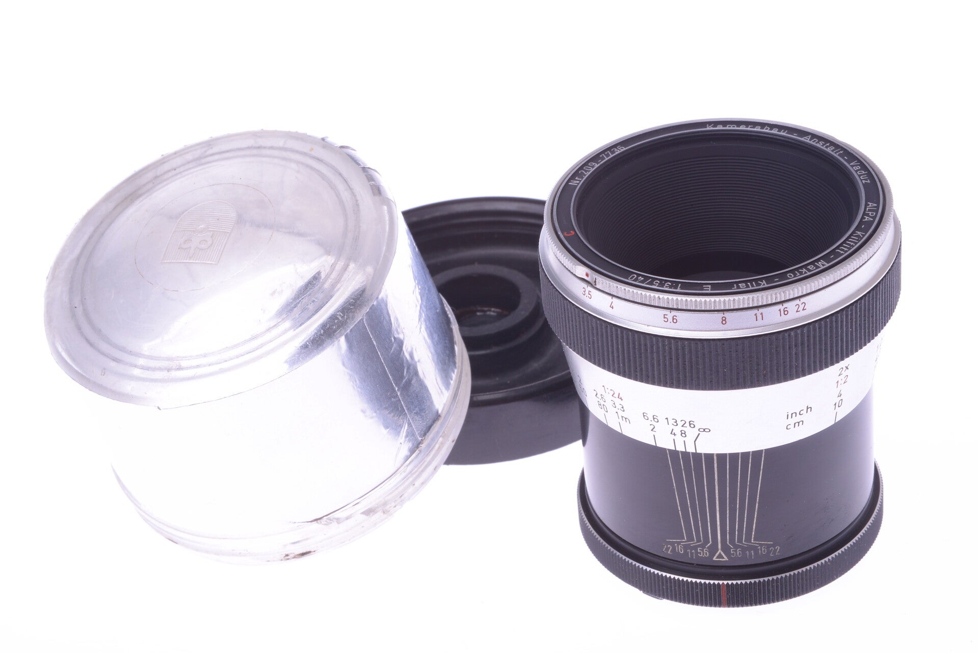 ALPA KILFITT 40MM 3.5 RED C MACRO KILAR E BAYONET MOUNT *MINTY* LENS RF CAMERA