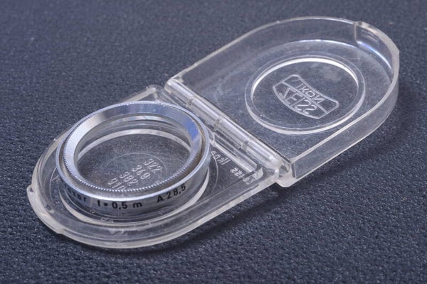 ZEISS PROXAR 0.5 28.5MM 909 CLOSE-UP FILTER GENUINE LENS PUSH W/ KEEPER 34-2