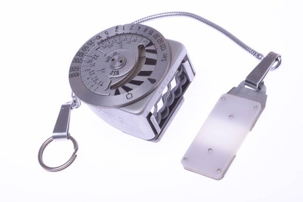 METRAWATT METRAPHOT 2 LIGHT METER "LEITZ, LEICA' READ* W/ INCIDENT LIGHT COVER