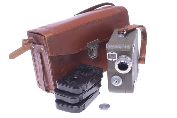 PATHE 9.5 MM MOVIE CINE CAMERA *READ* D-MOUNT BERTHIOT CINOR C 20MM 1.9 LENS