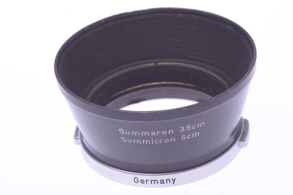 LEICA HOOD, SUN SHADE 3.5CM SUMMARON, 50MM SUMMICRON LENSES 'ITDOO' ORIGINAL