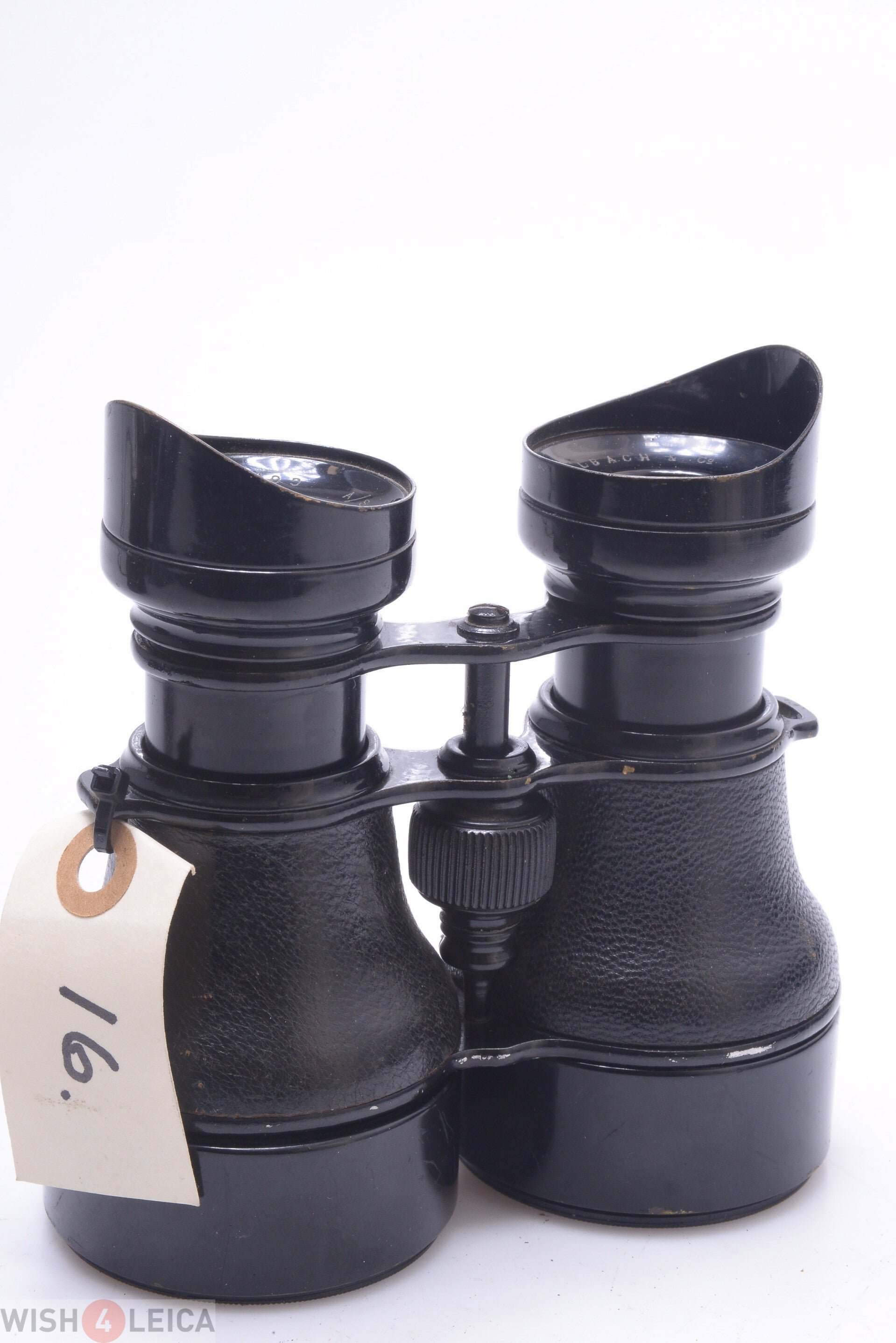 A/S IVER C.WEILBACH & CO COPENHAVEN BULL DOG 4X54 ANTIQUE BRASS BINOCULARS