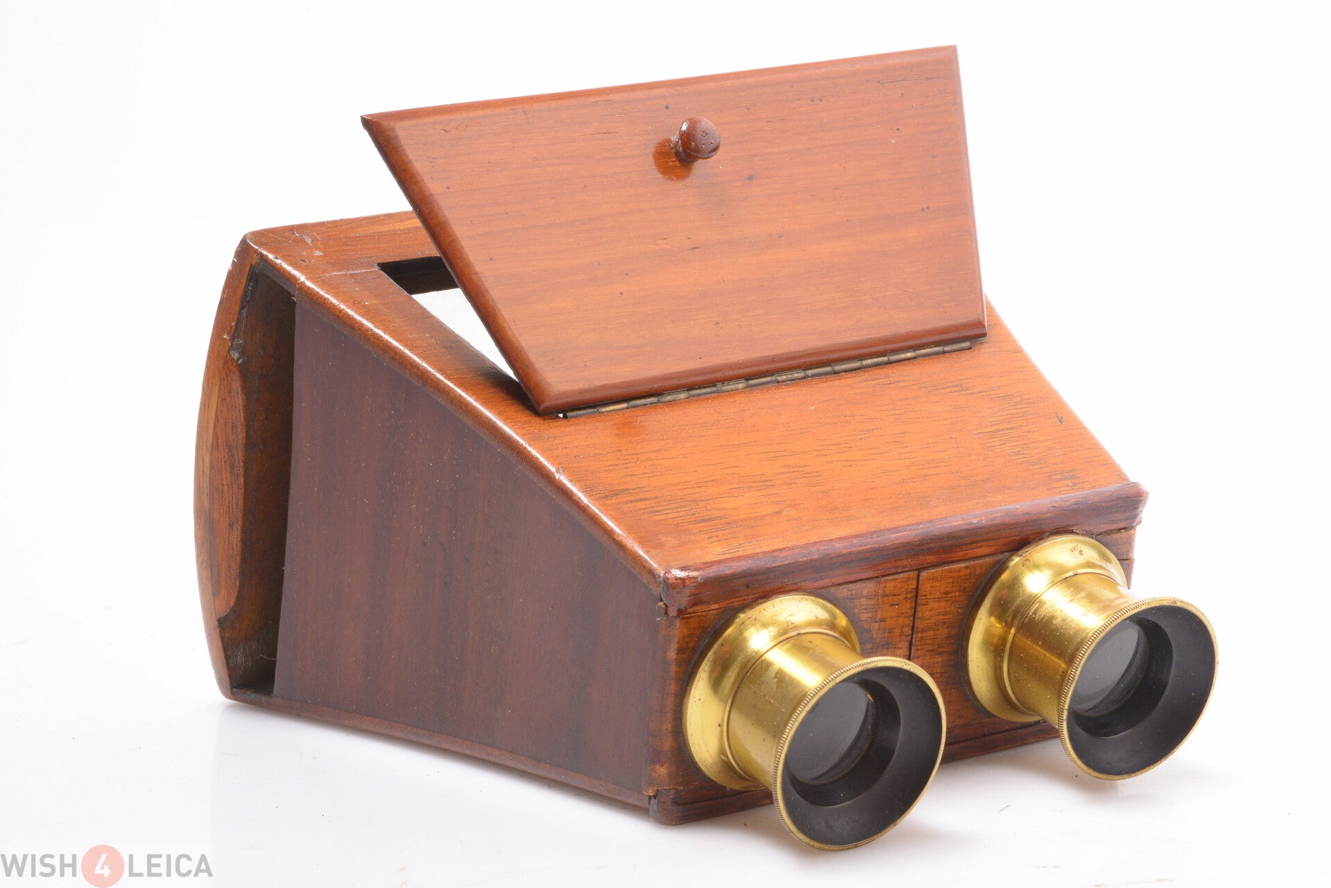 ANTIQUE STEREO VIEWER EARLY C.1860 8X14 CARDS & TRANSPARENCIES