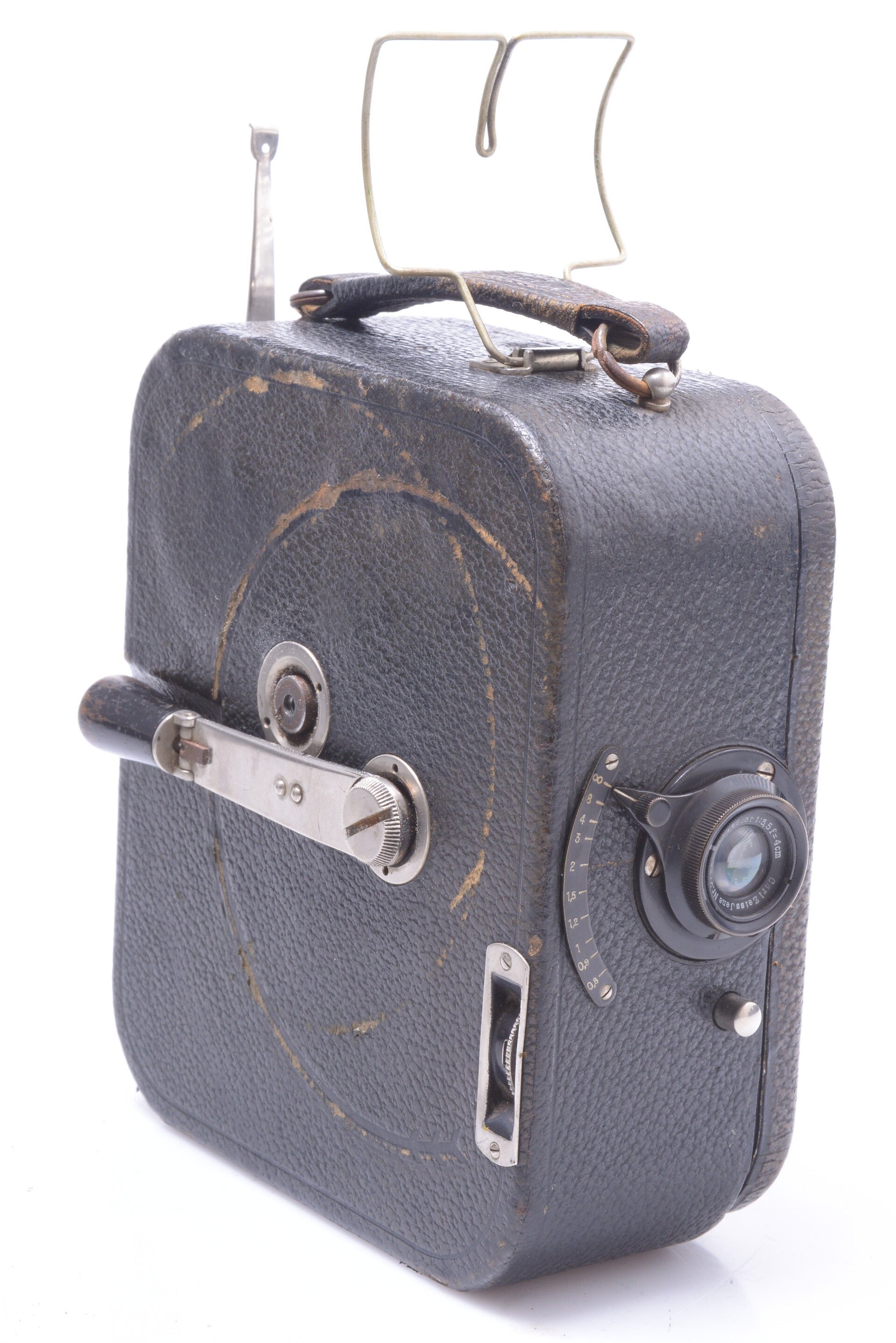 ICA KINAMO 35MM ‘1924’ SILENT MOVIE CINE CAMERA ZEISS 45MM 3.5 TESSAR LENS