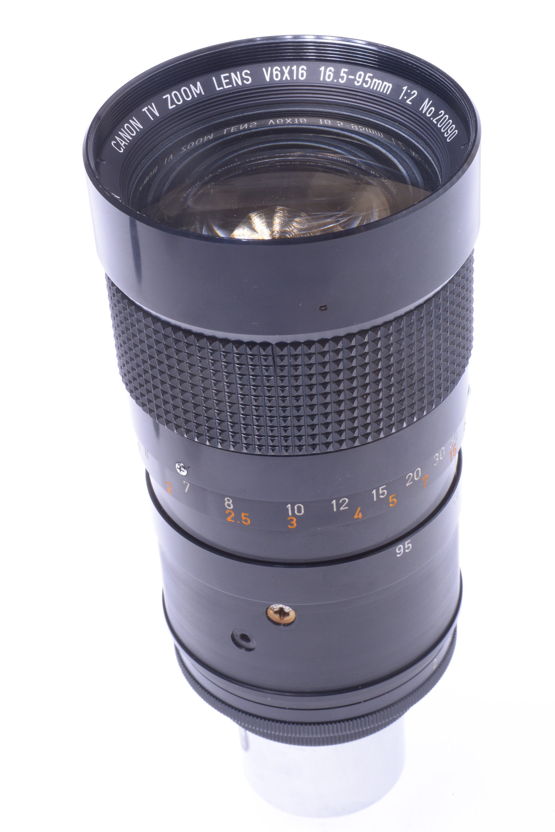 CANON TV ZOOM 16.5-95MM F/2 V6X16 C-MOUNT 16MM 25MM SCREW MOUNT