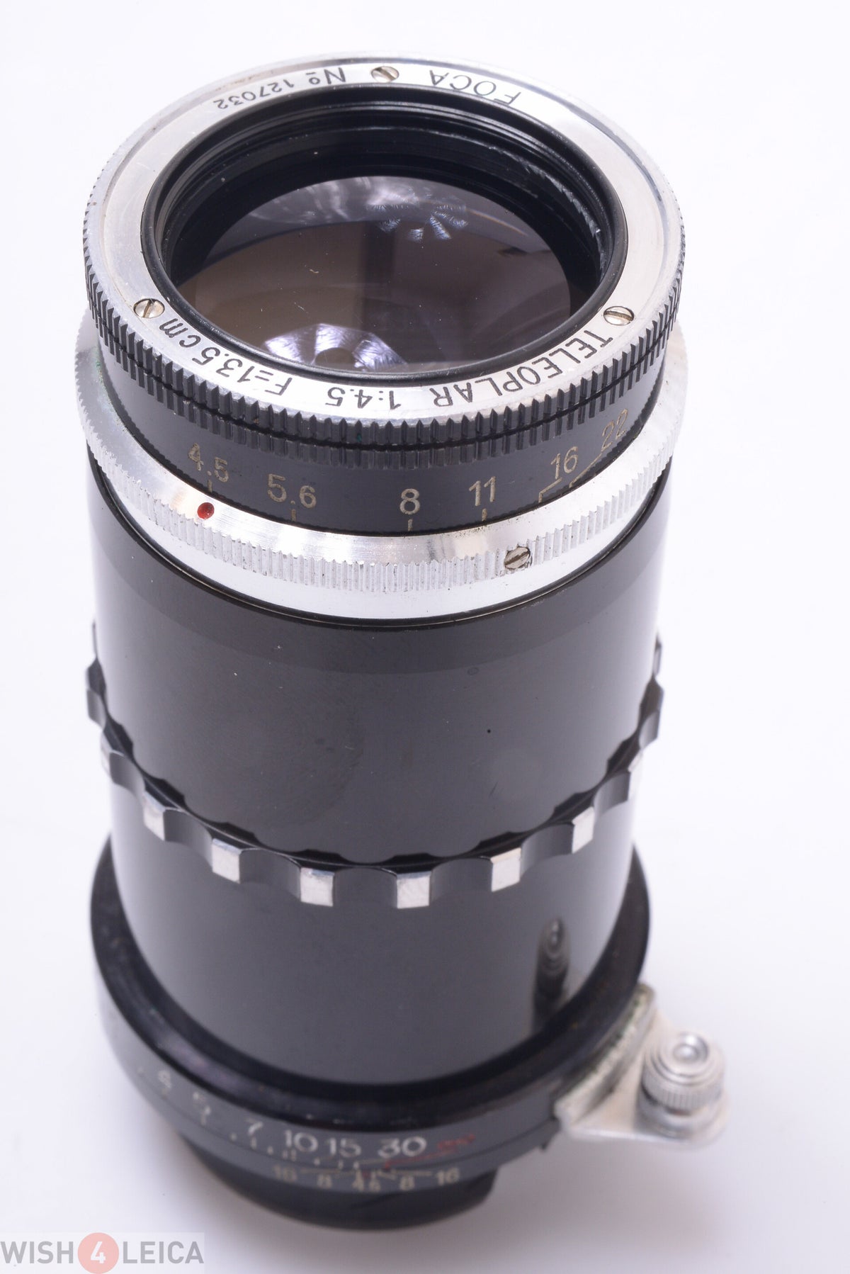 Foca objectif téléoplar 4.5/135 mm numéro 17833 Foca objectif téléoplar 4.5/135 mm numéro 17833