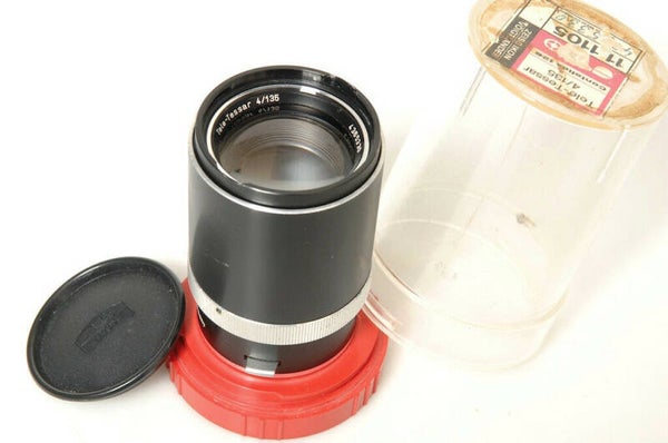 ZEISS CONTAFLEX 126 TELE TESSAR 135MM f/4 *MINTY* W/ KEEPER & CAP