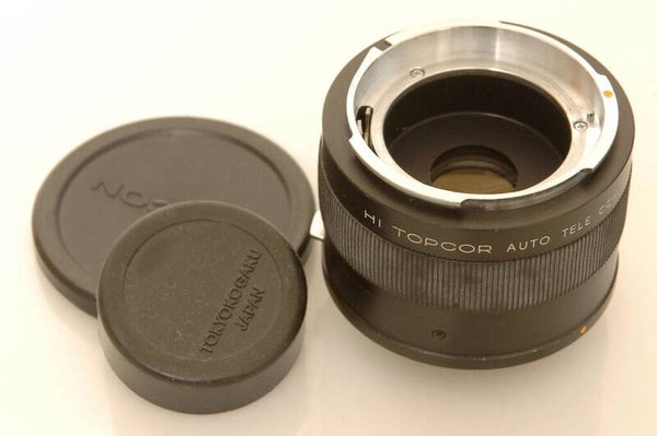 TOPCON, TOPCOR CONVERTER HI AUTO TELE 2X W/ CAPS *SCARCE*