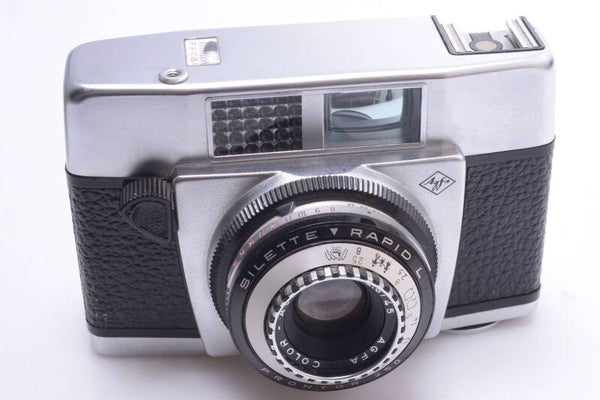 AGFA SILETTE RAPID L 35MM FRAME SIZE CAMERA W/ 45MM COLOR AGANAR 2.8 LENS