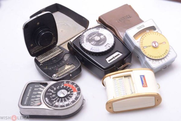 GOSSEN SIXTOMAT 1 & 2, WESTON MASTER YASHICA & BEWI LIGHT EXPOSURE METER *read