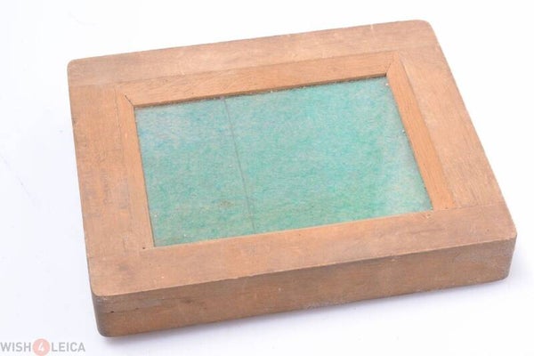 PHOTO WOOD CONTACT PRINTER PRINTING FRAME ANTIQUE SIZE 134X163MM NICE W/ GLASS