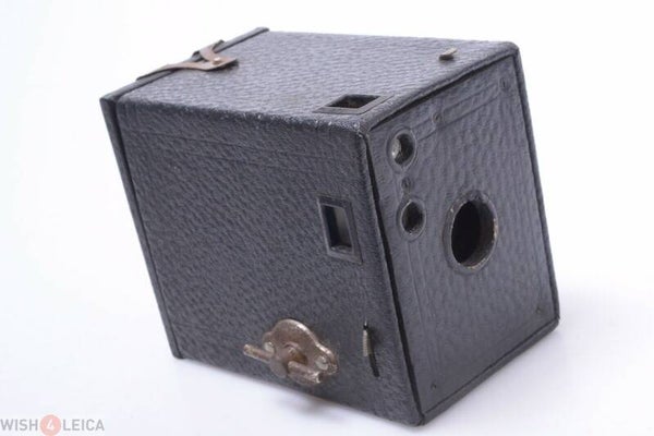 KODAK BROWNIE NO.0 127 ROLL FILM BOX TYPE CAMERA WORKS PERFECT W/ MENISCUS LENS