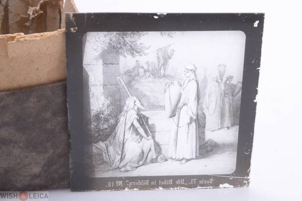 MAGIC LANTERN PROJECTION SLIDE GUSTAVE DORE BIBLE PICTURE GLASS 6 Objectgegevens