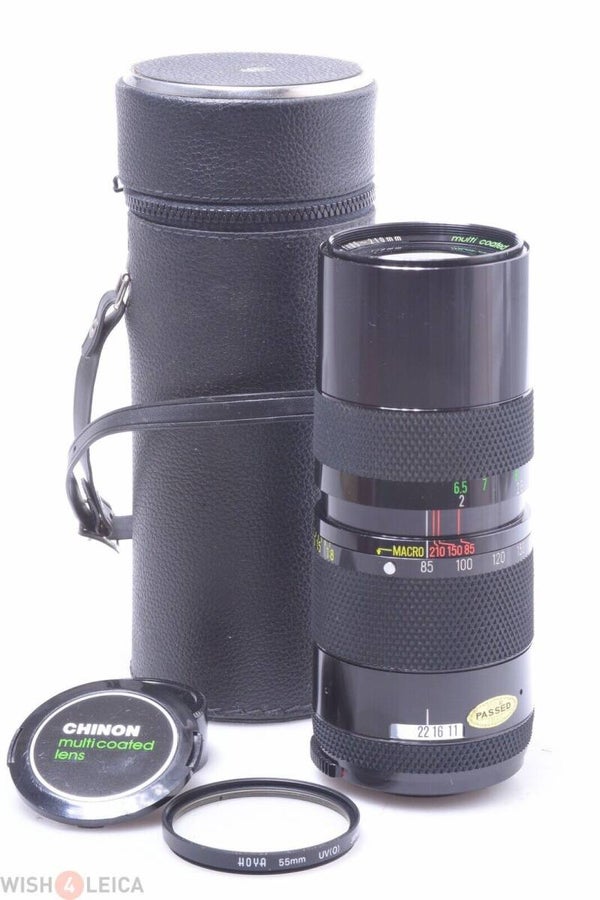 CHINON ZOOM MACRO 85-210MM 4.5 *MINT* M42, 42MM SCREW THREAD MOUNT LENS
